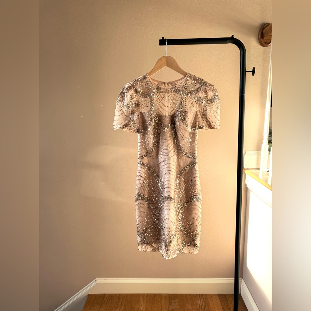 Dress the Population | SAMPLE | Sequin Cocktail Dress | Size XS | NWOT - Picture 3 of 12